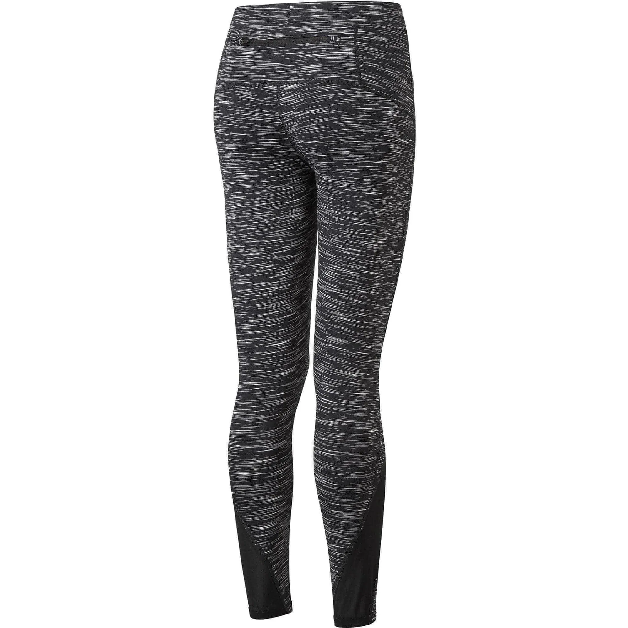 Ronhill Life High Rise Spacedye Womens 7/8 Running Tights - Black