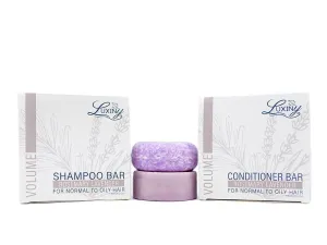 Rosemary Lavender Shampoo & Conditioner Sampler Bar Set - Frizz