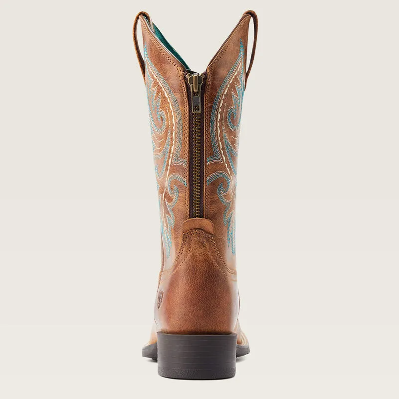 Round Up Woman's Back Zip Western Boot | 10044432