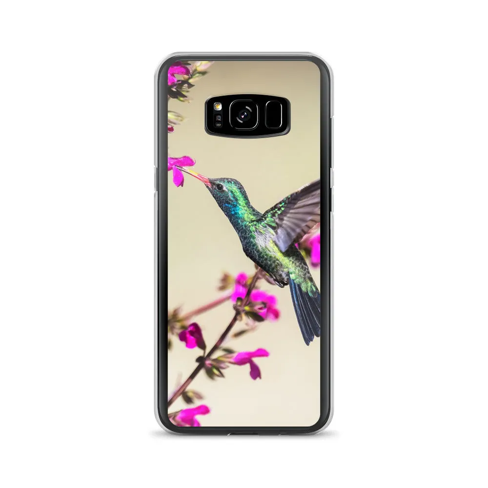 Samsung Phone Case with Hummingbird