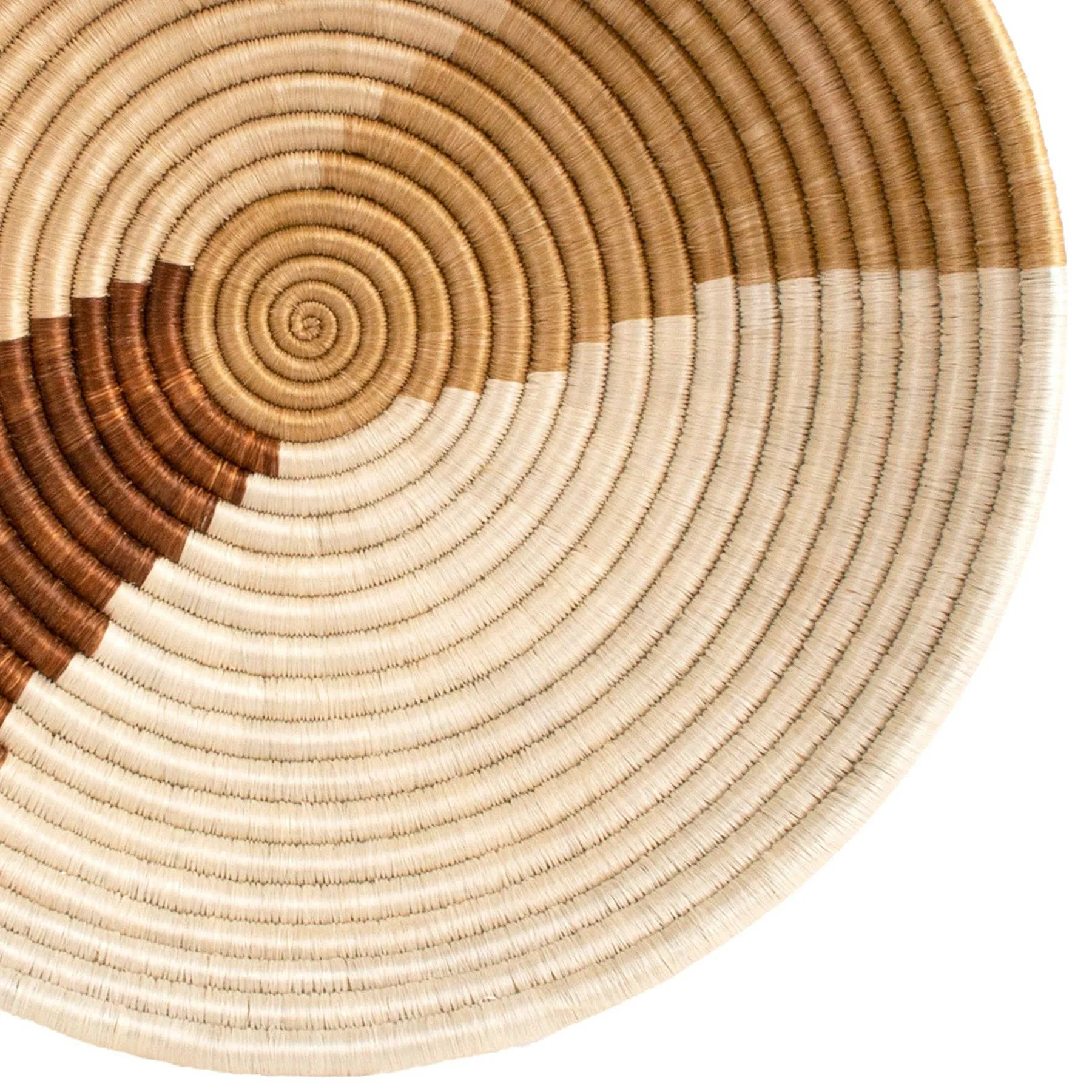Sand Woven Bowl - 14" Warm