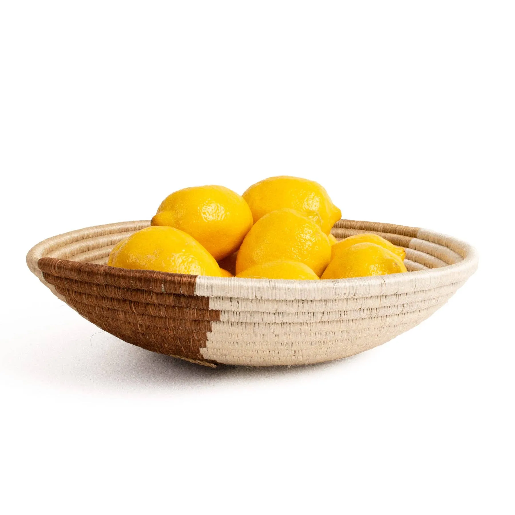 Sand Woven Bowl - 14" Warm
