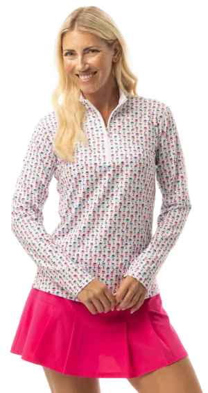 SanSoleil 900463 Solcool Print  Mock - OVER SERVED