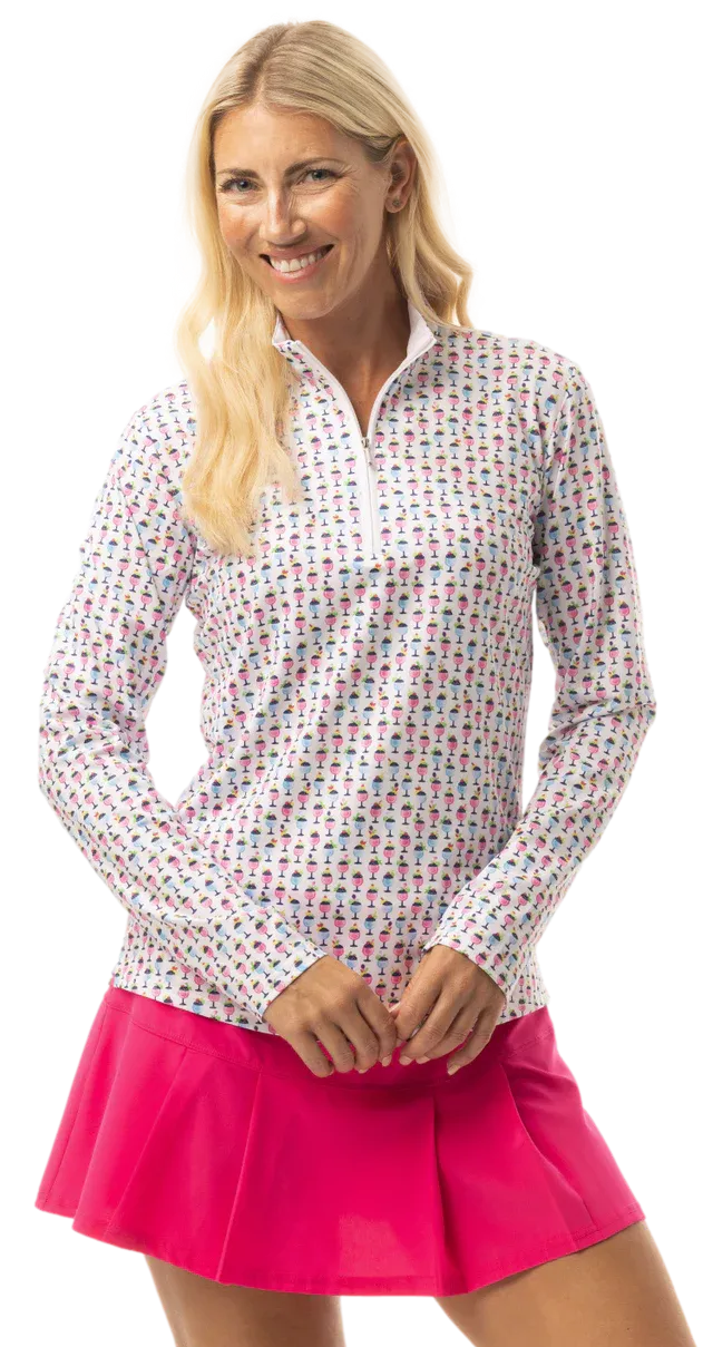 SanSoleil 900463 Solcool Print  Mock - OVER SERVED