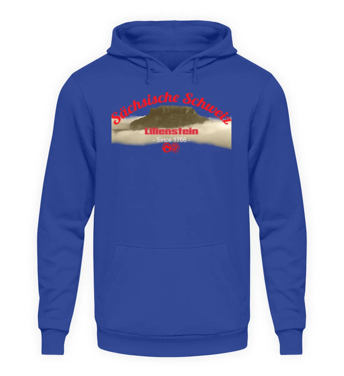 Sächsiche Schweiz - Lilienstein  - Unisex Kapuzenpullover Hoodie