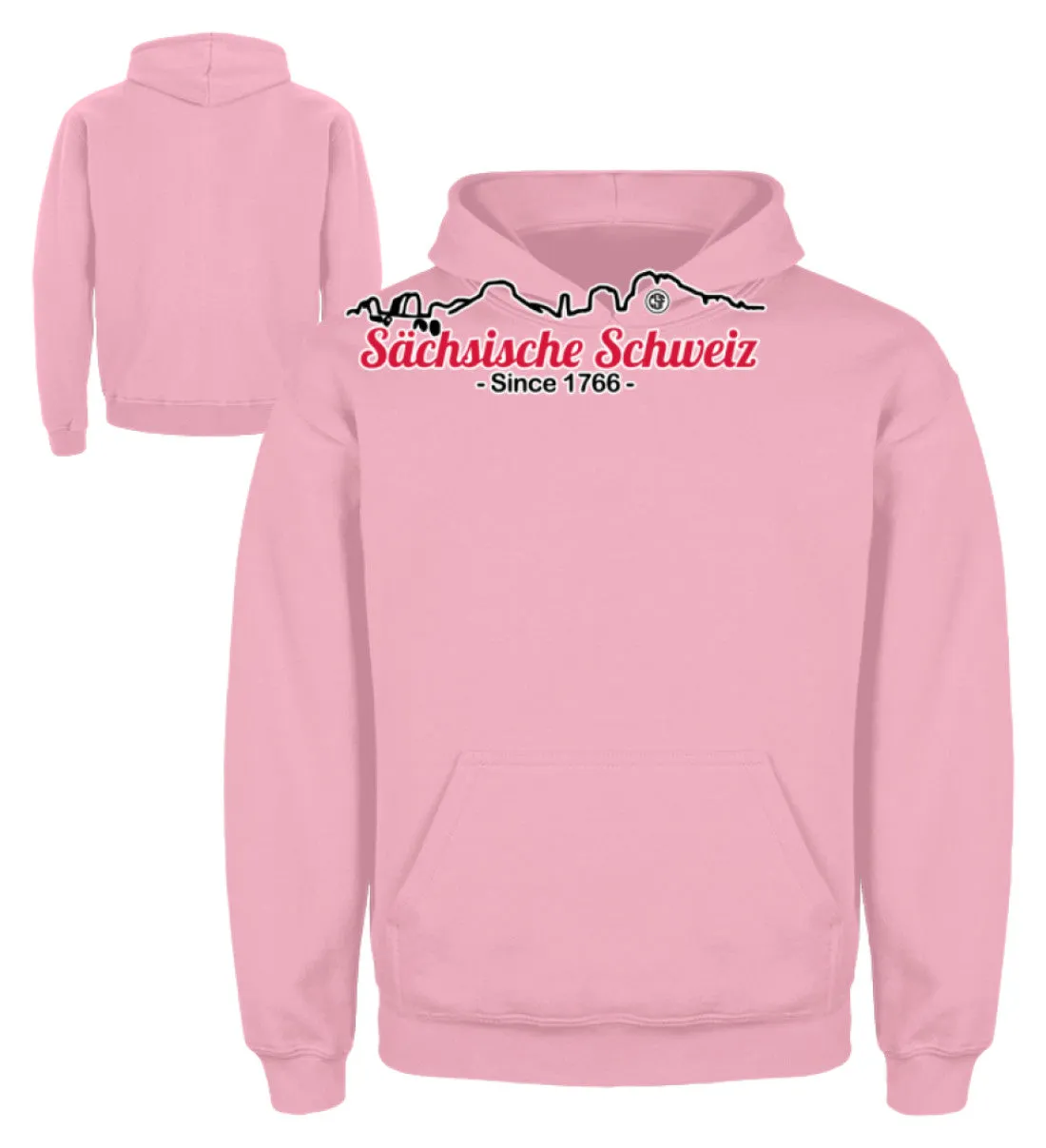 Sächsiche Schweiz - Skyline  - Kinder Hoodie