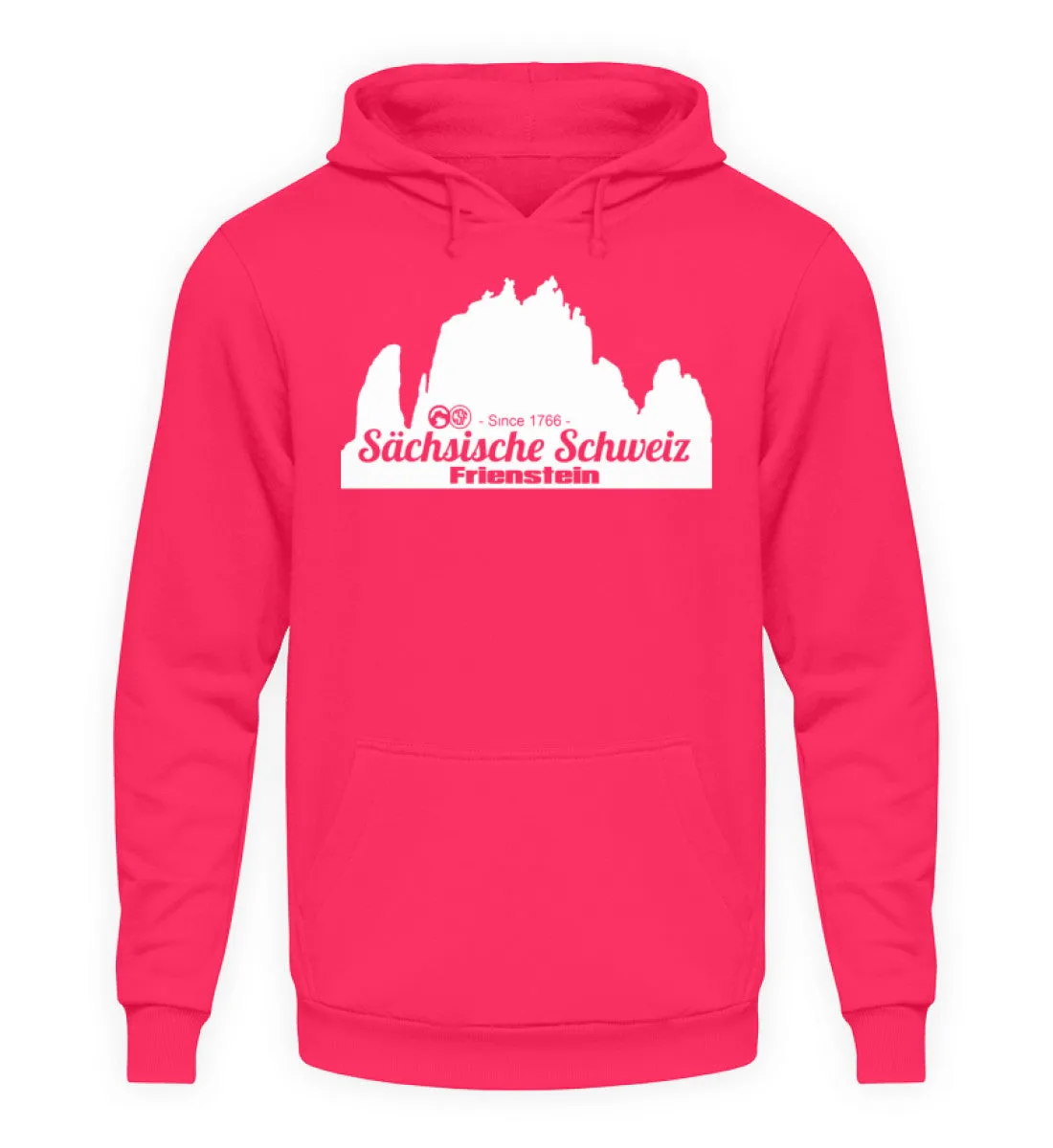Sächsische Schweiz - Frienstein  - Unisex Kapuzenpullover Hoodie