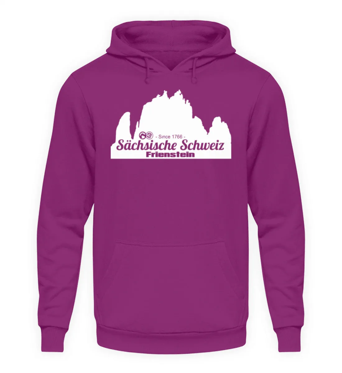 Sächsische Schweiz - Frienstein  - Unisex Kapuzenpullover Hoodie