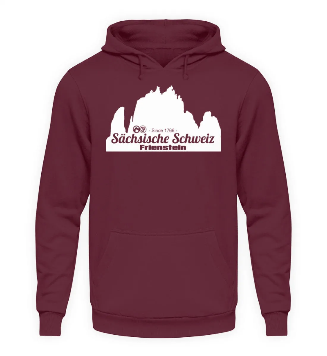Sächsische Schweiz - Frienstein  - Unisex Kapuzenpullover Hoodie