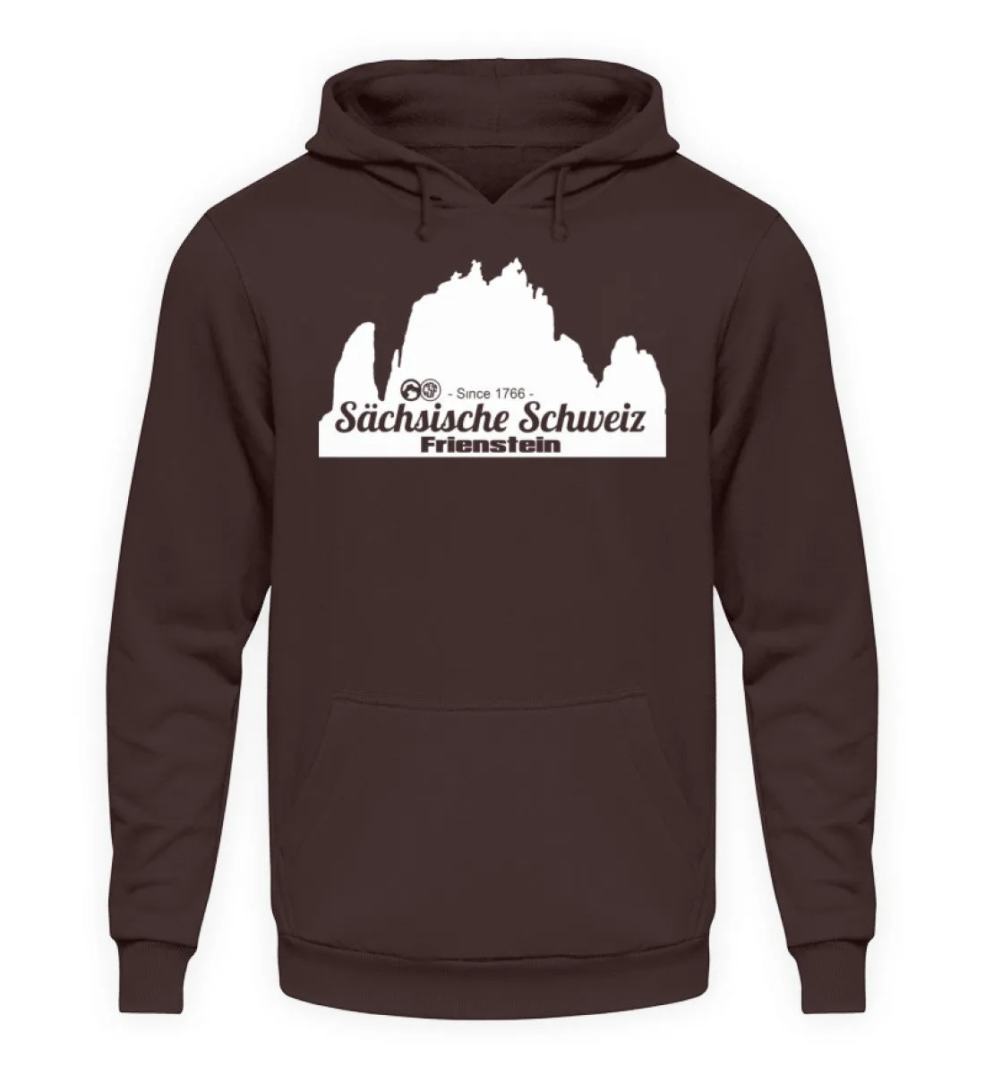 Sächsische Schweiz - Frienstein  - Unisex Kapuzenpullover Hoodie