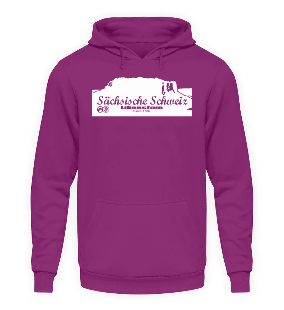 Sächsische Schweiz - Lilienstein  - Unisex Kapuzenpullover Hoodie