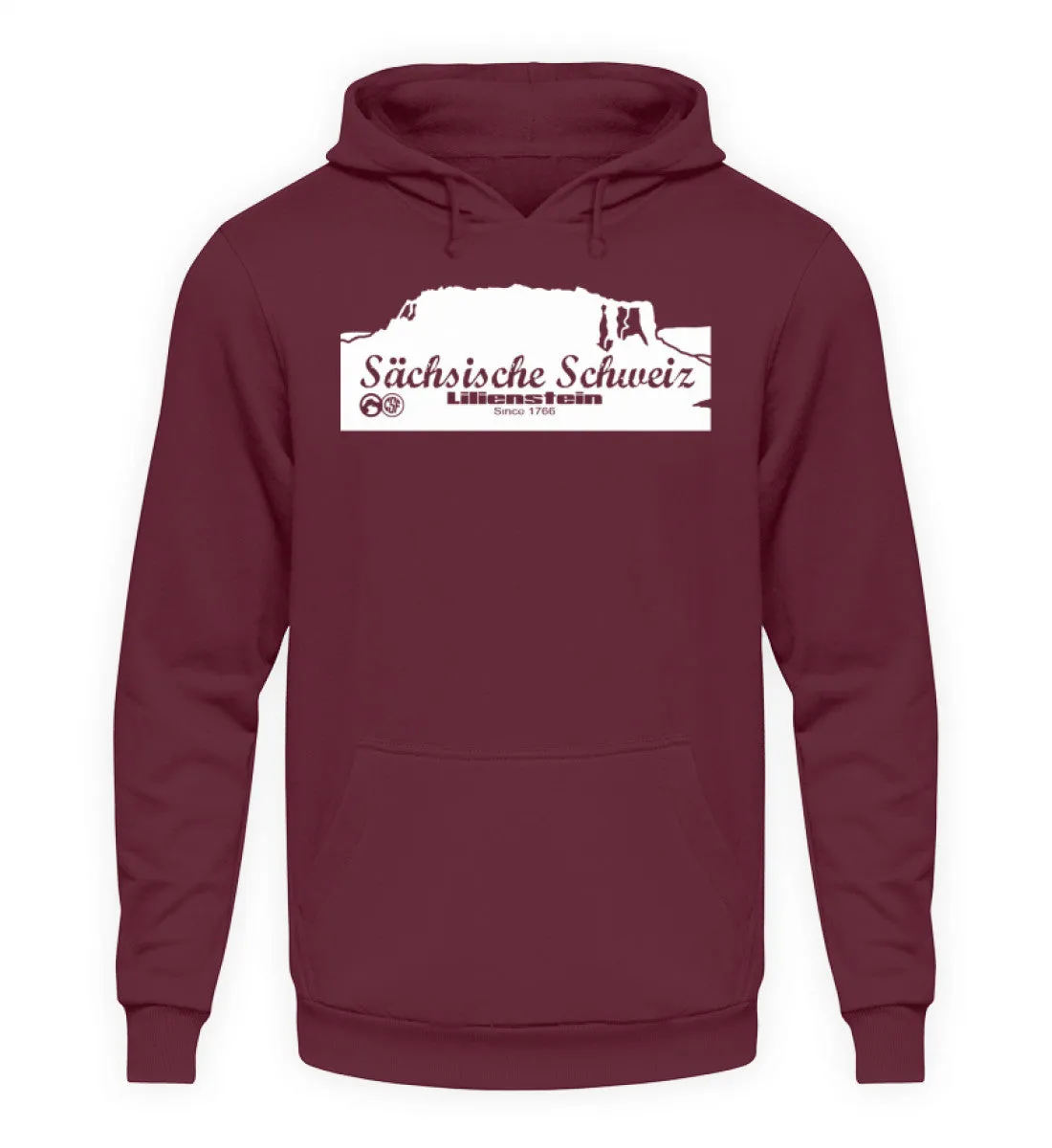 Sächsische Schweiz - Lilienstein  - Unisex Kapuzenpullover Hoodie