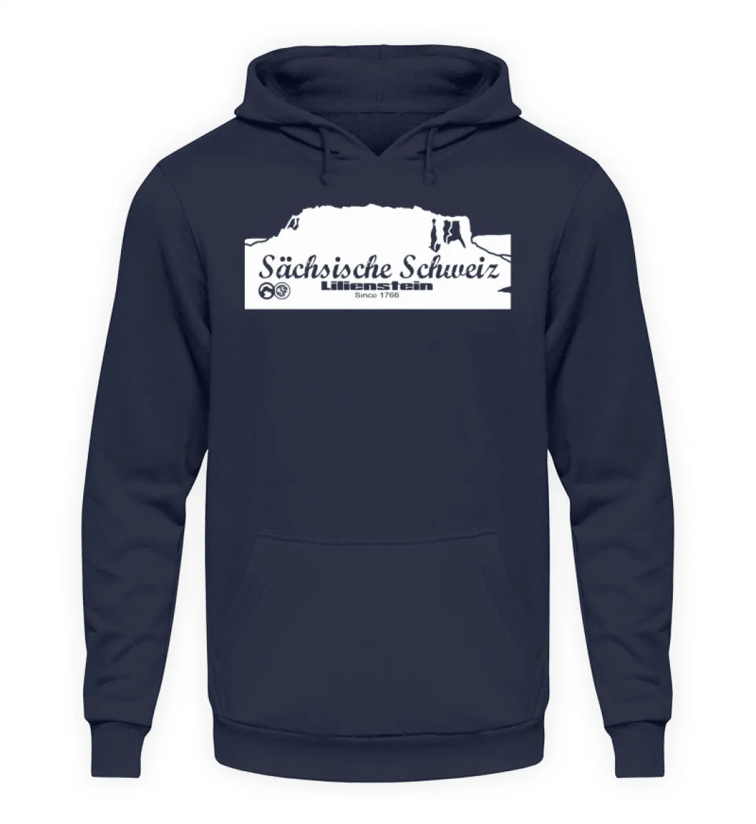 Sächsische Schweiz - Lilienstein  - Unisex Kapuzenpullover Hoodie