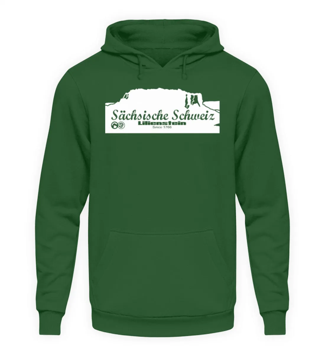 Sächsische Schweiz - Lilienstein  - Unisex Kapuzenpullover Hoodie