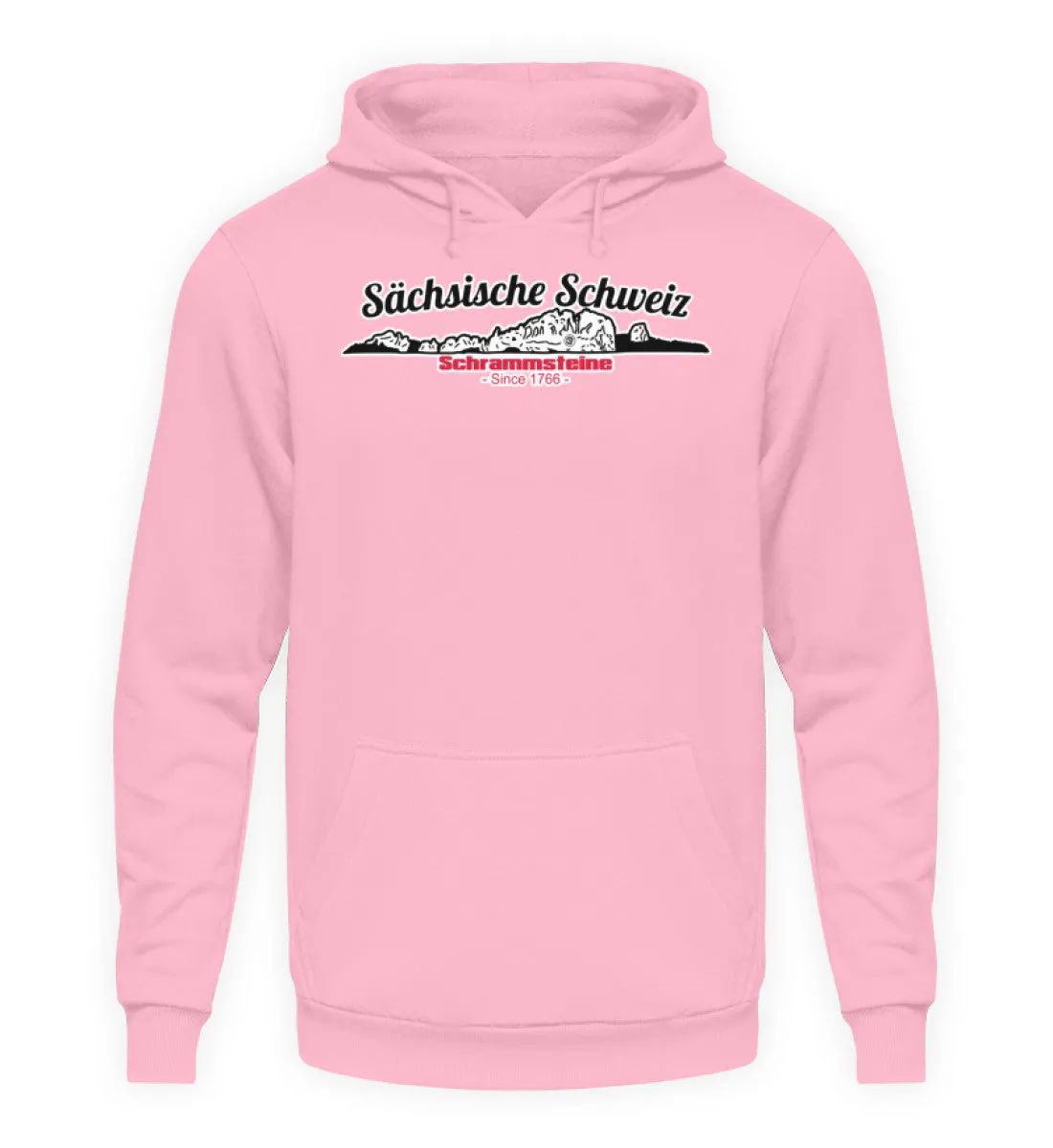Sächsische Schweiz - Schrammsteine  - Unisex Kapuzenpullover Hoodie