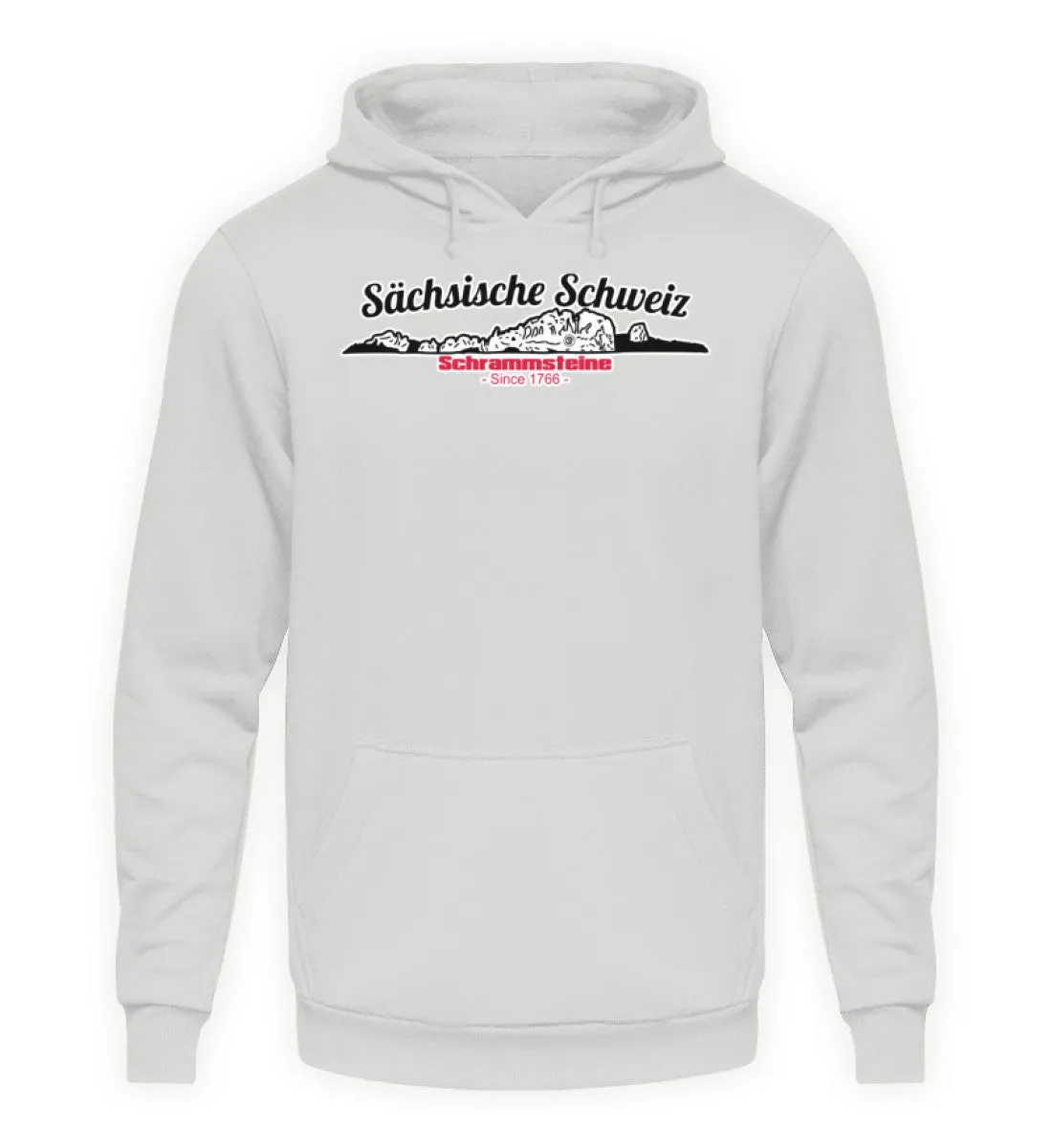 Sächsische Schweiz - Schrammsteine  - Unisex Kapuzenpullover Hoodie