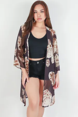 SHELL CHIFFON CARDIGAN