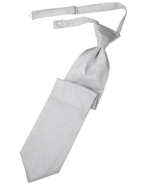 Silver Venetian Kids Necktie