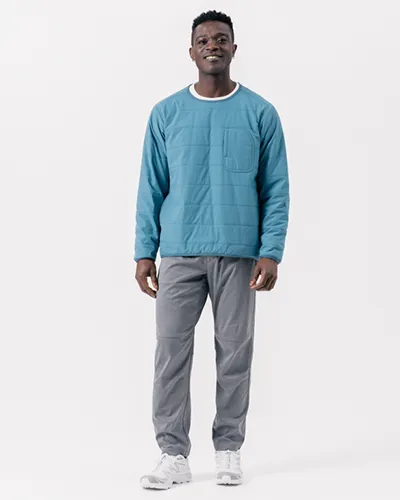 Snow Peak - Flexible Insulated Pullover - Light Blue
