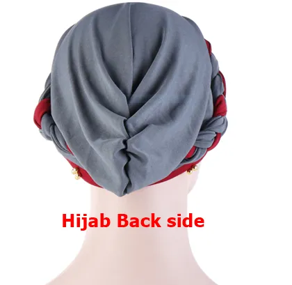 Soft Headscarf Women Hijab cap Blue