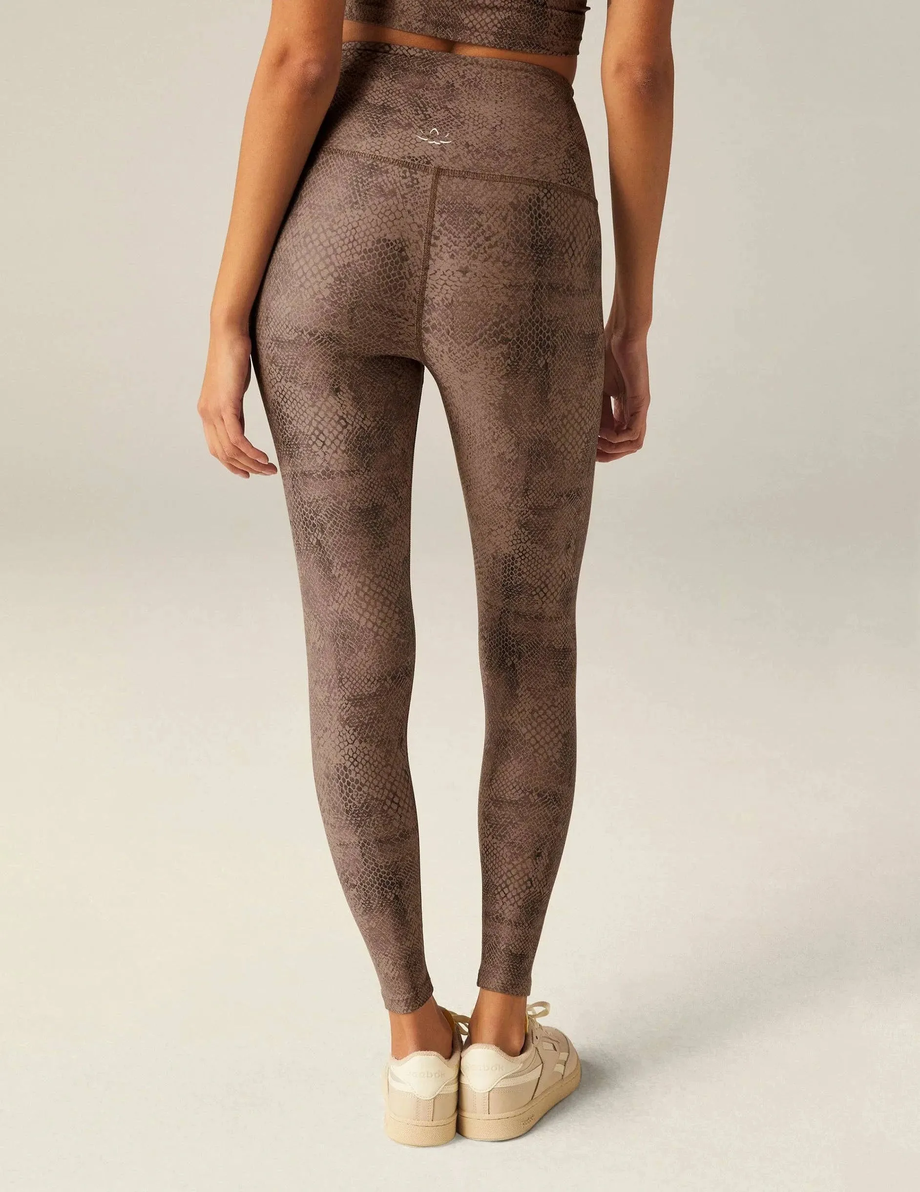 Softmark Caught In The Midi HW Legging by Beyond Yoga | Neutral Snakeskin
