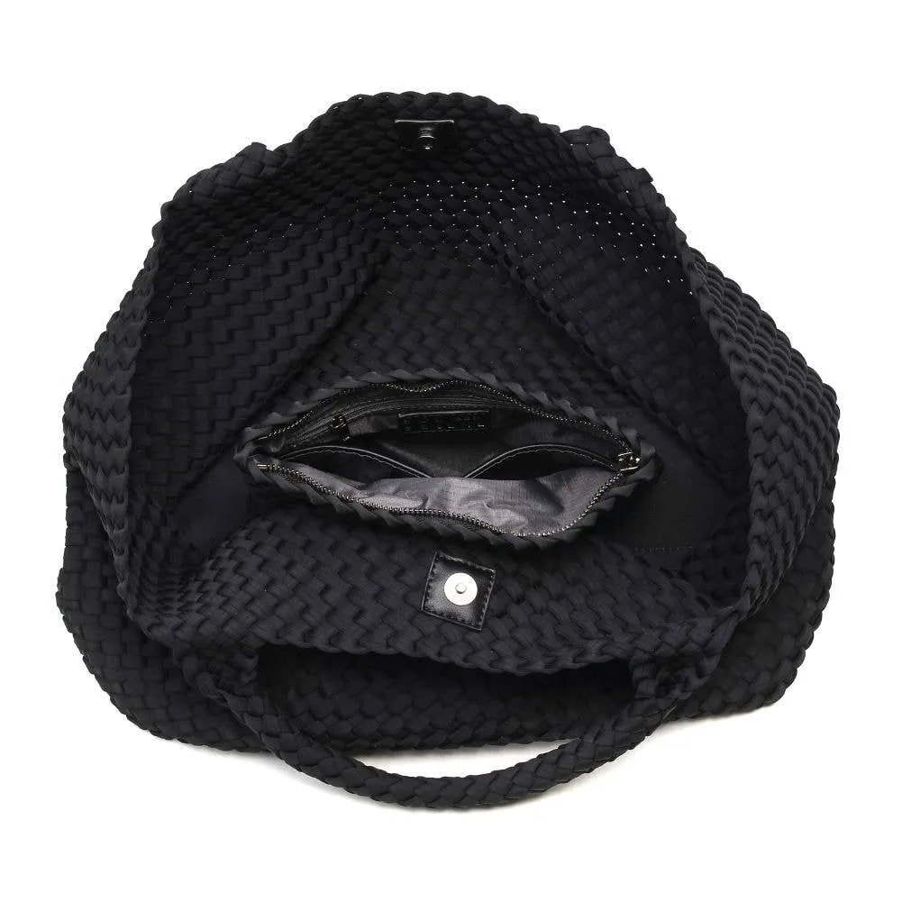 Sol and Selene Sky's The Limit Large Woven Neoprene Tote (4 Colors!)