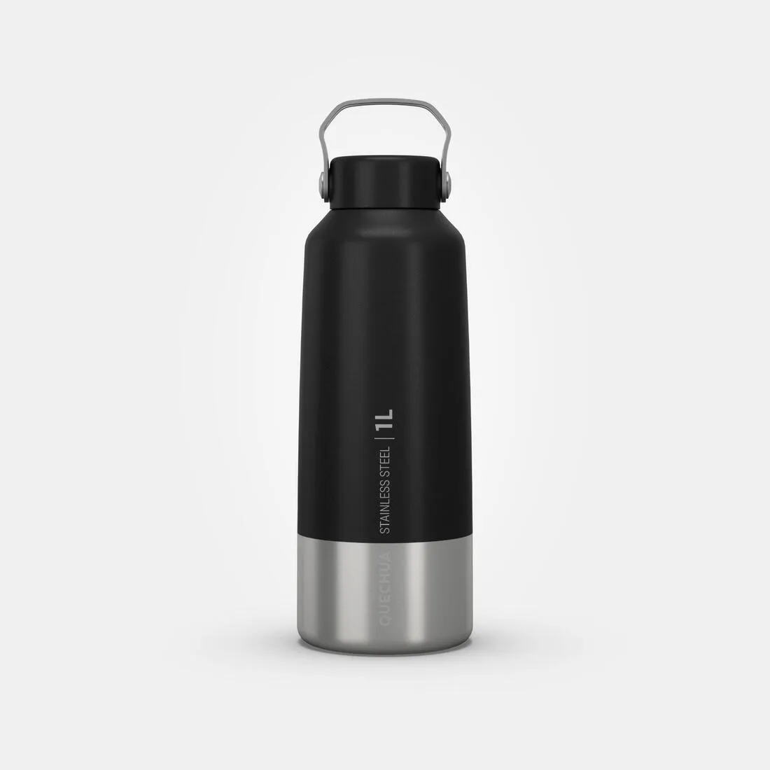 Stainless Steel Water Bottle with Screw Cap for Hiking 1 L