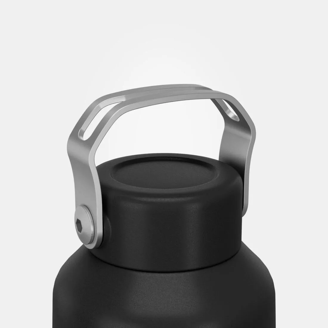 Stainless Steel Water Bottle with Screw Cap for Hiking 1 L