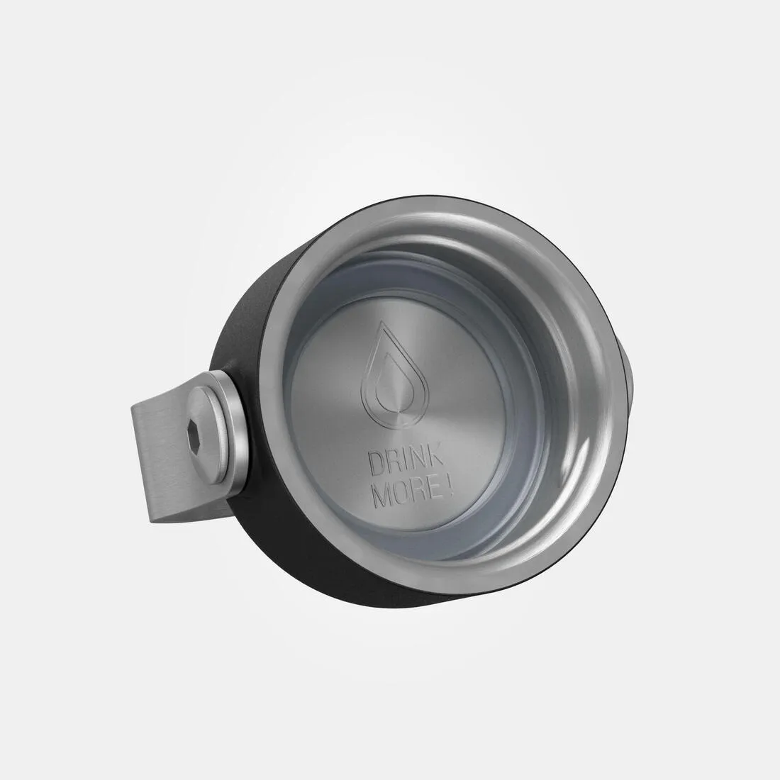Stainless Steel Water Bottle with Screw Cap for Hiking 1 L