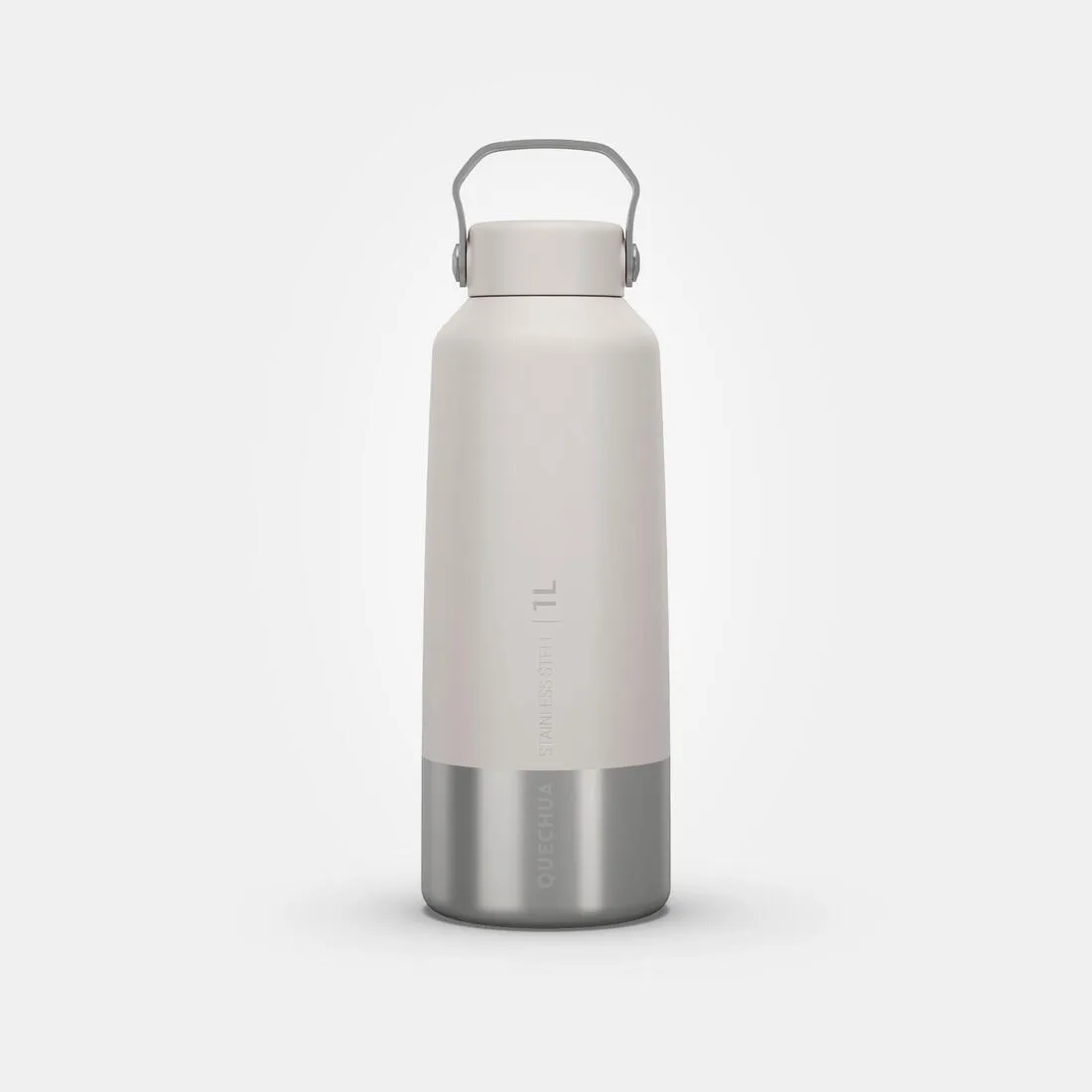 Stainless Steel Water Bottle with Screw Cap for Hiking 1 L