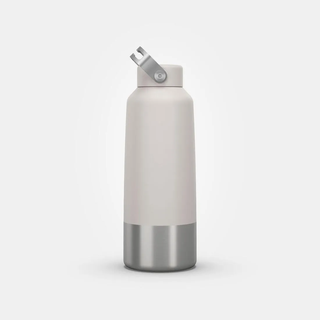 Stainless Steel Water Bottle with Screw Cap for Hiking 1 L