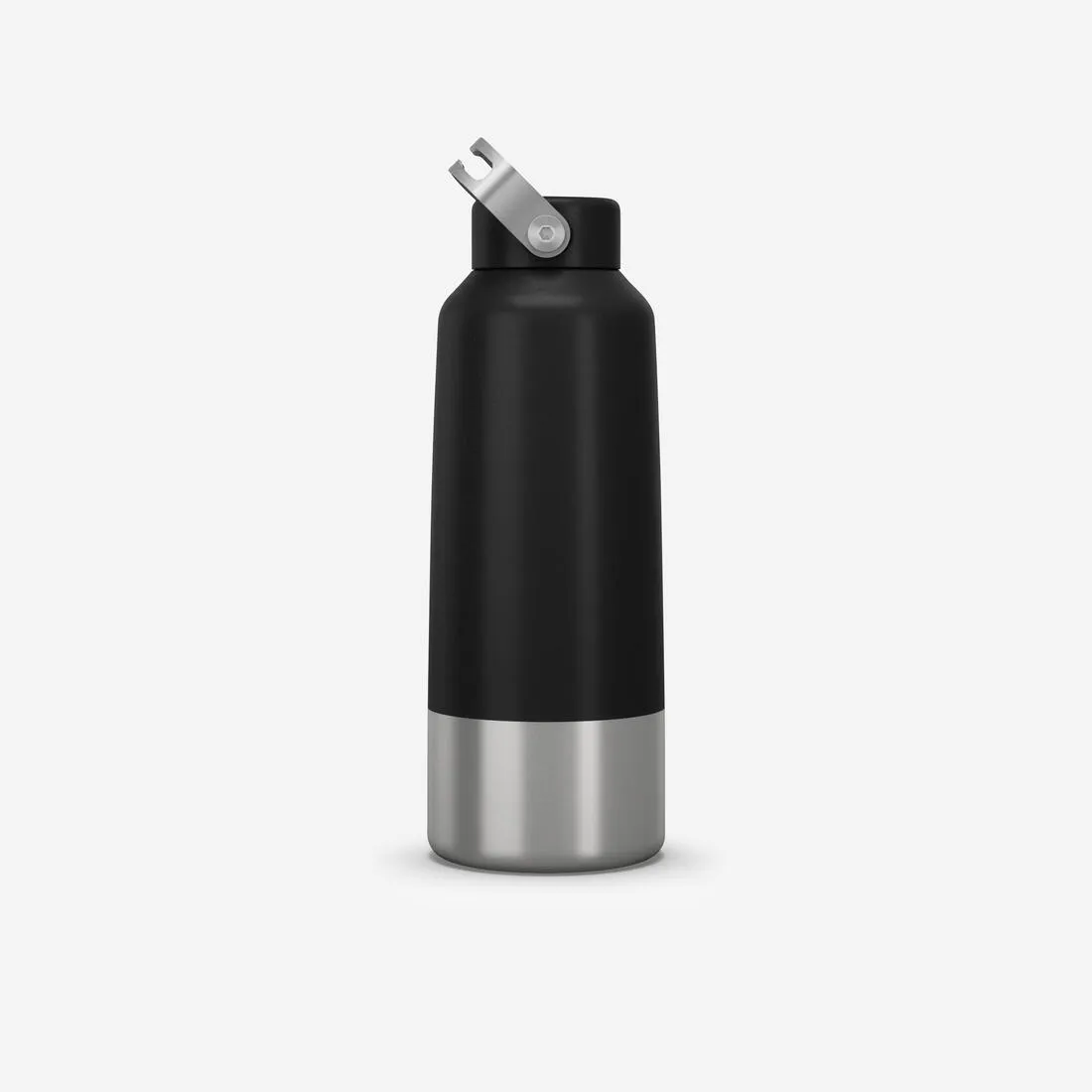 Stainless Steel Water Bottle with Screw Cap for Hiking 1 L