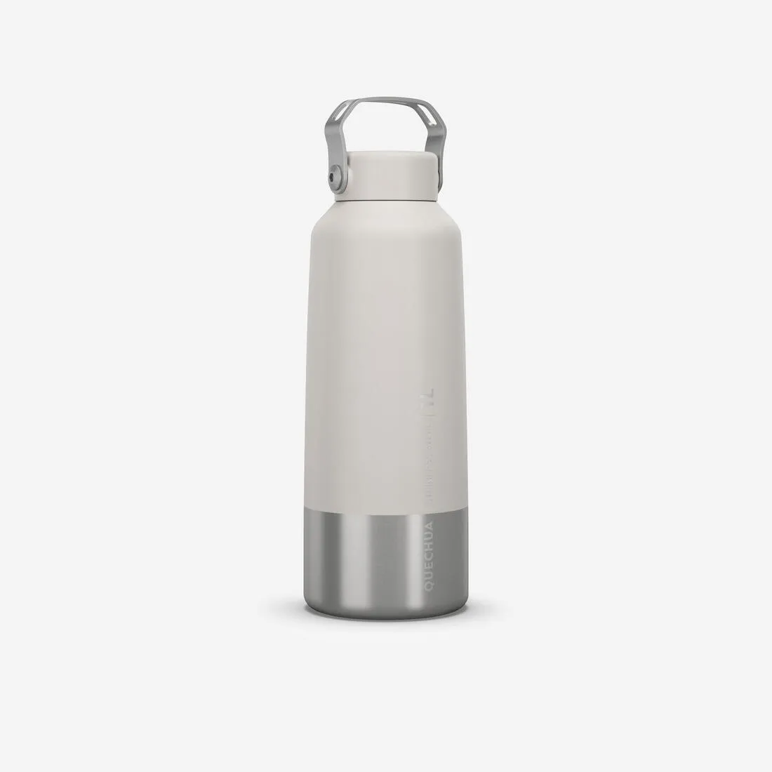 Stainless Steel Water Bottle with Screw Cap for Hiking 1 L