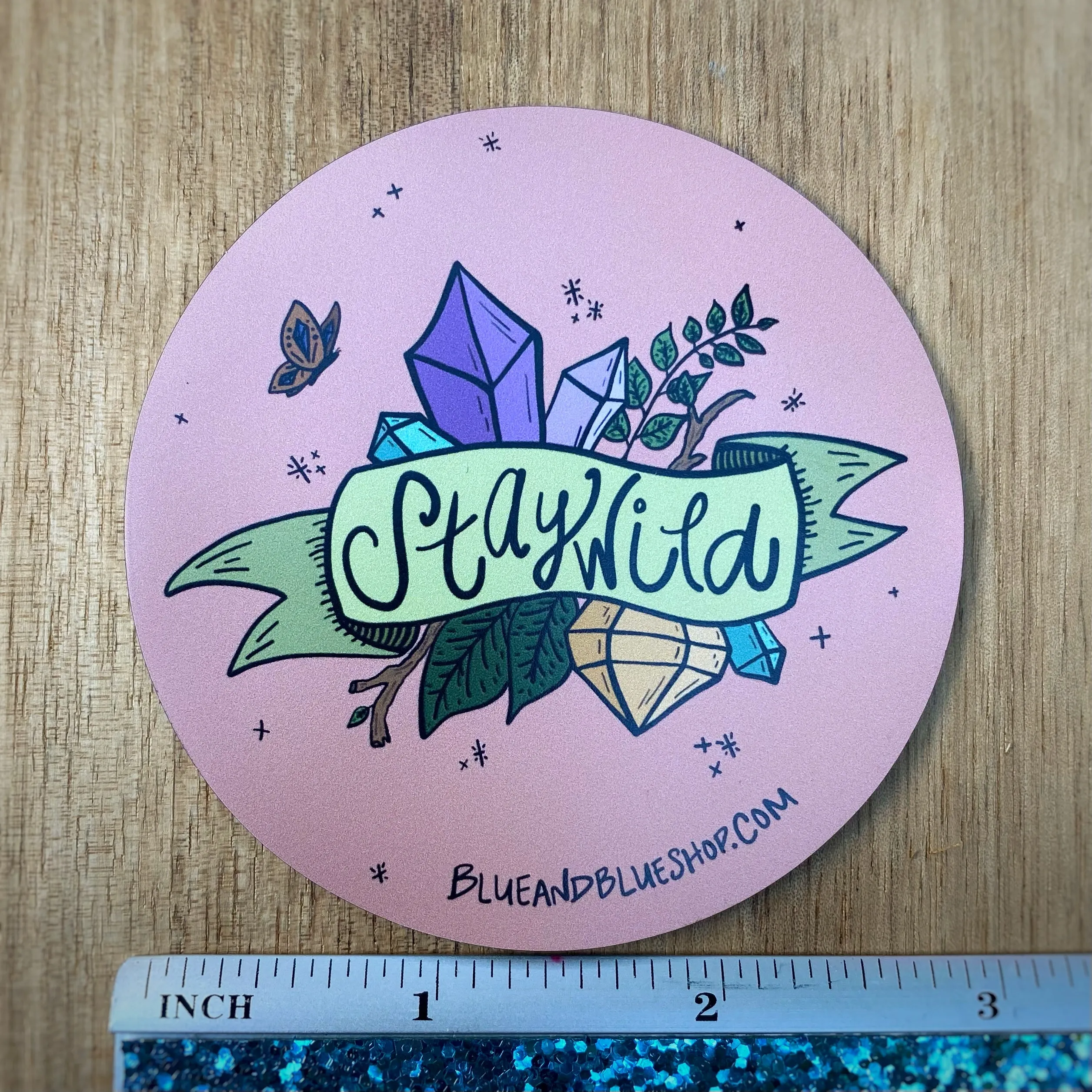 “Stay Wild” 3” Flexible Magnet