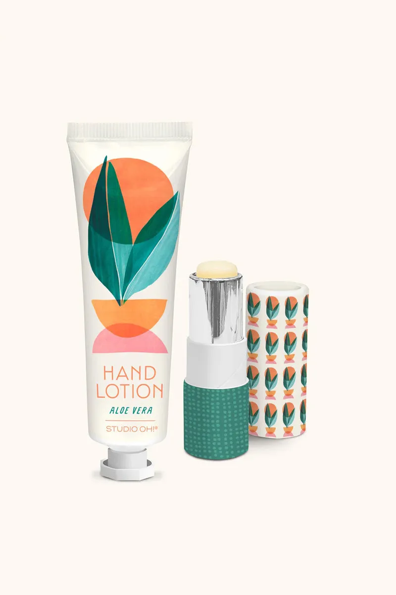 Studio Lip Balm & Lotion Set
