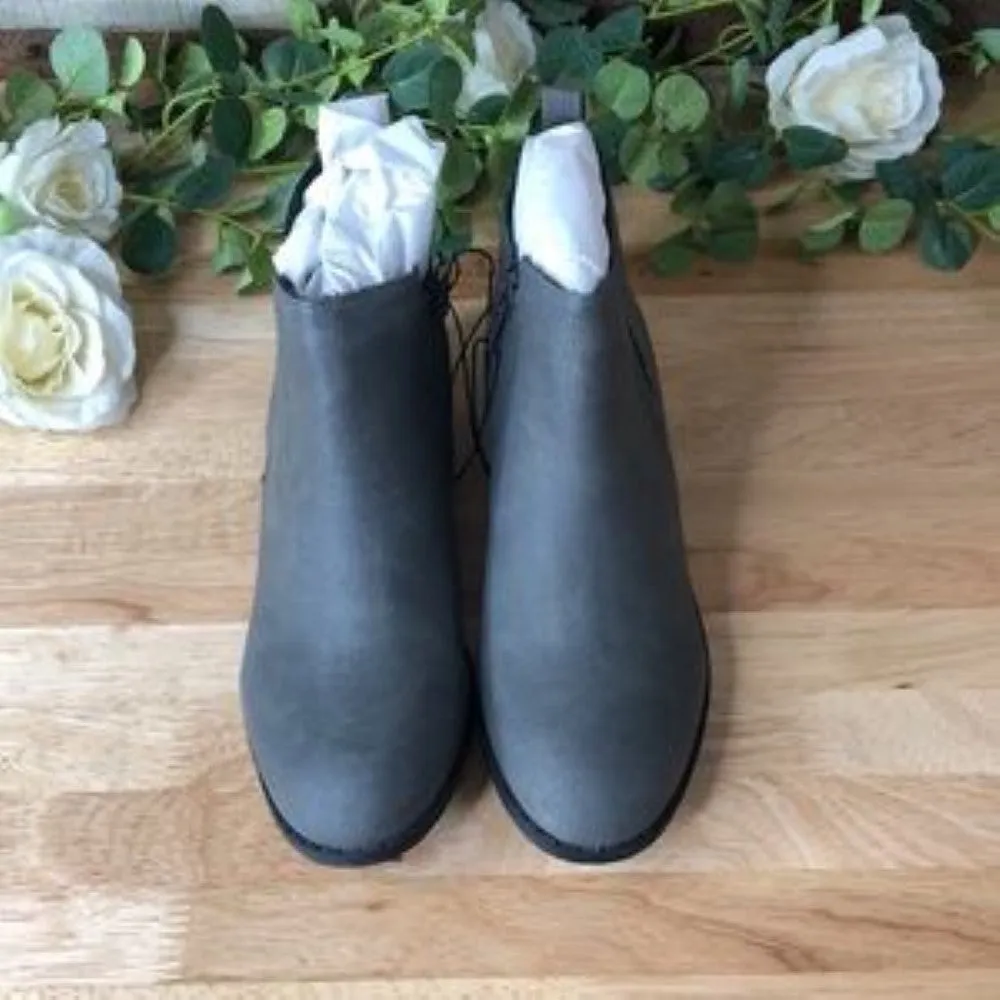 Sun   Stone Cadee Ankle Booties Grey 8W