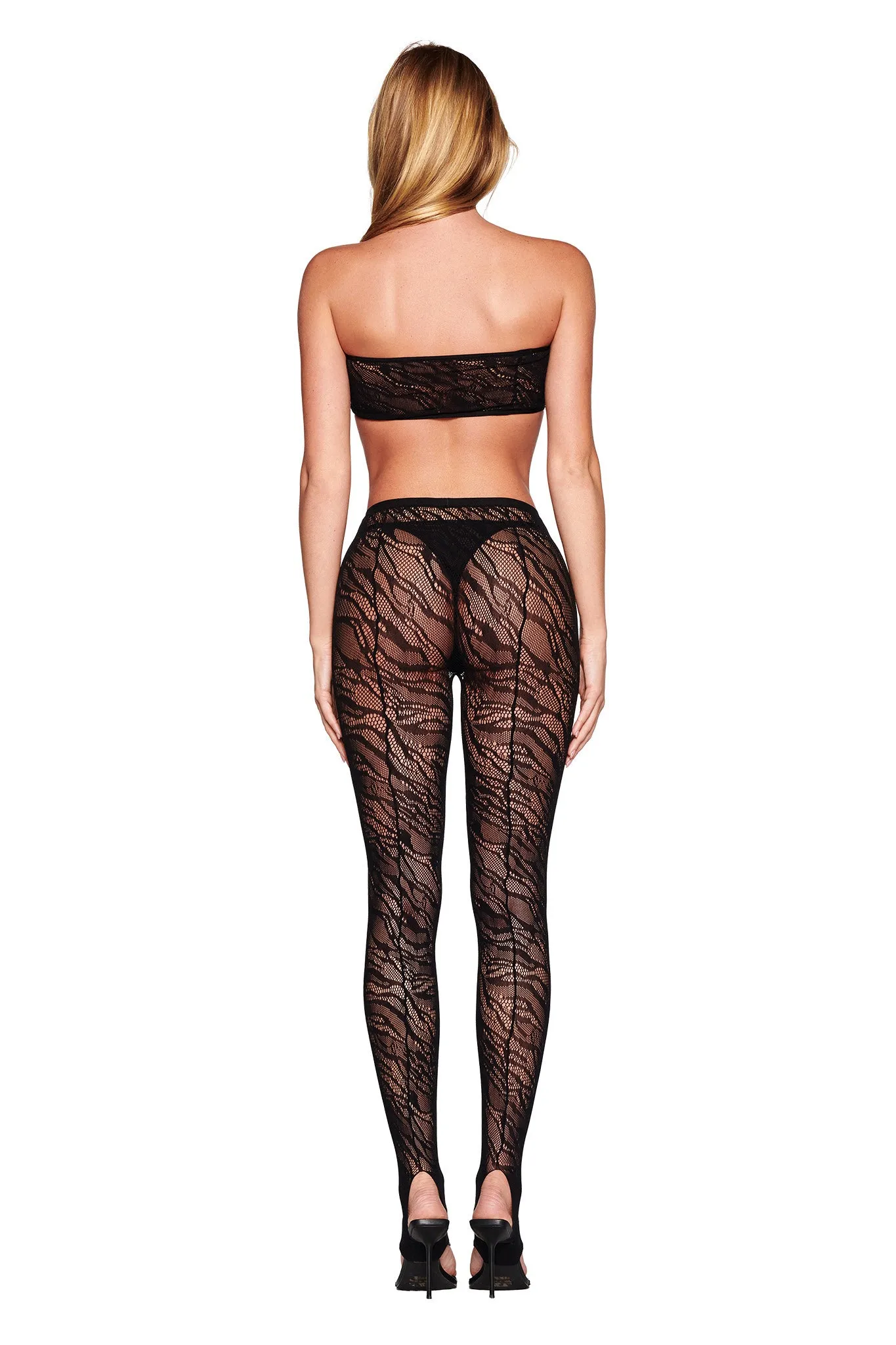 TARAJI BANDEAU - BLACK : ZEBRA