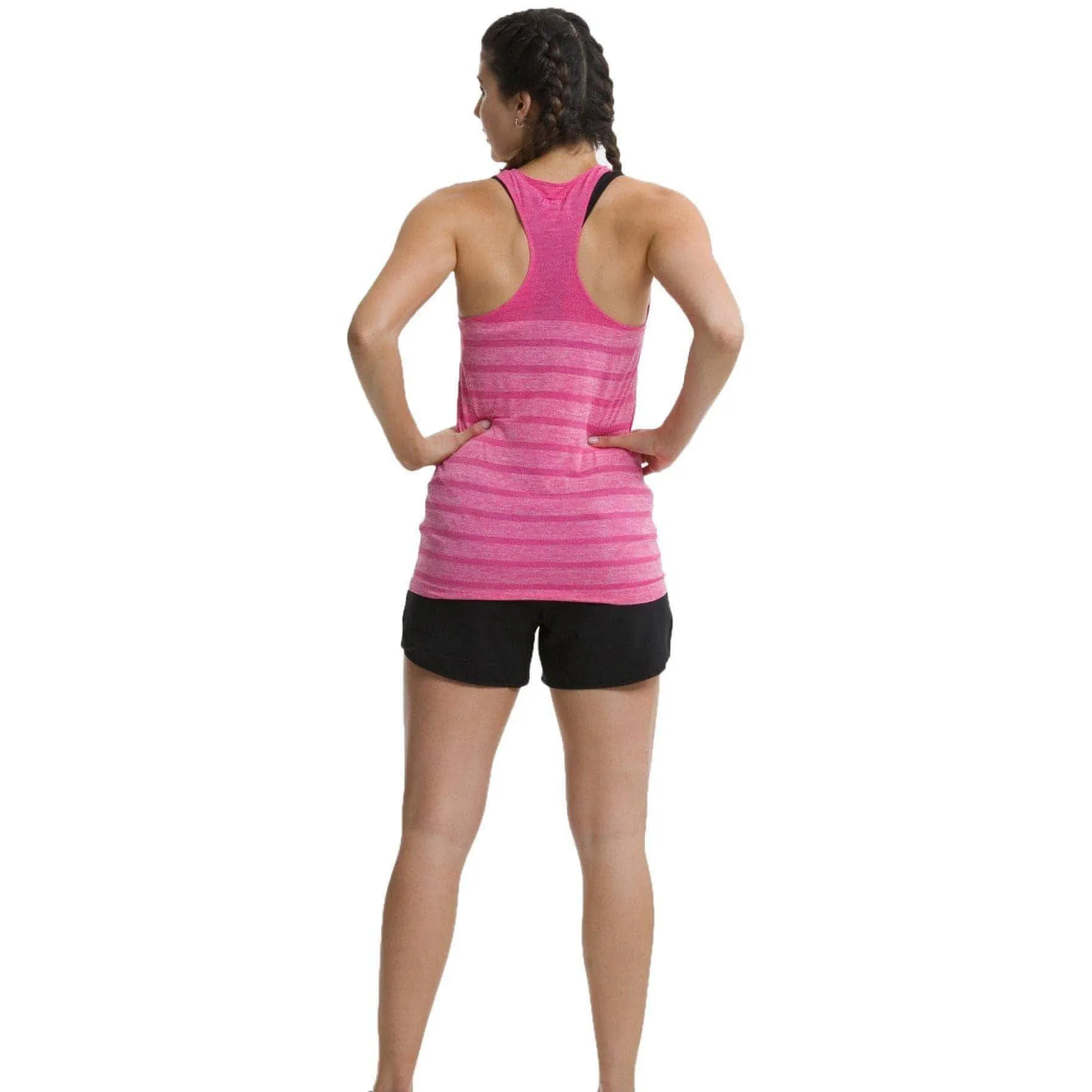 TCA QuickDry SuperKnit Womens Running Vest Tank Top - Pink