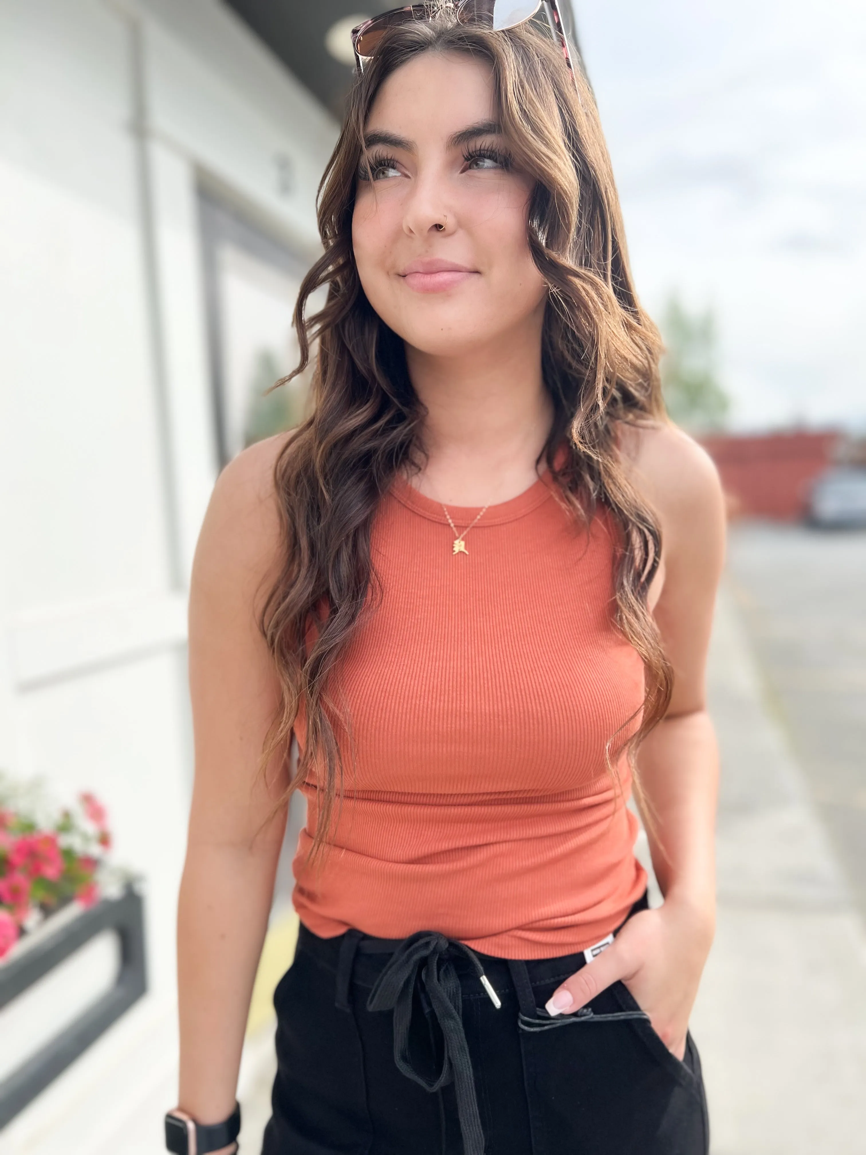 The Dannie Ribbed Tank- More Colors