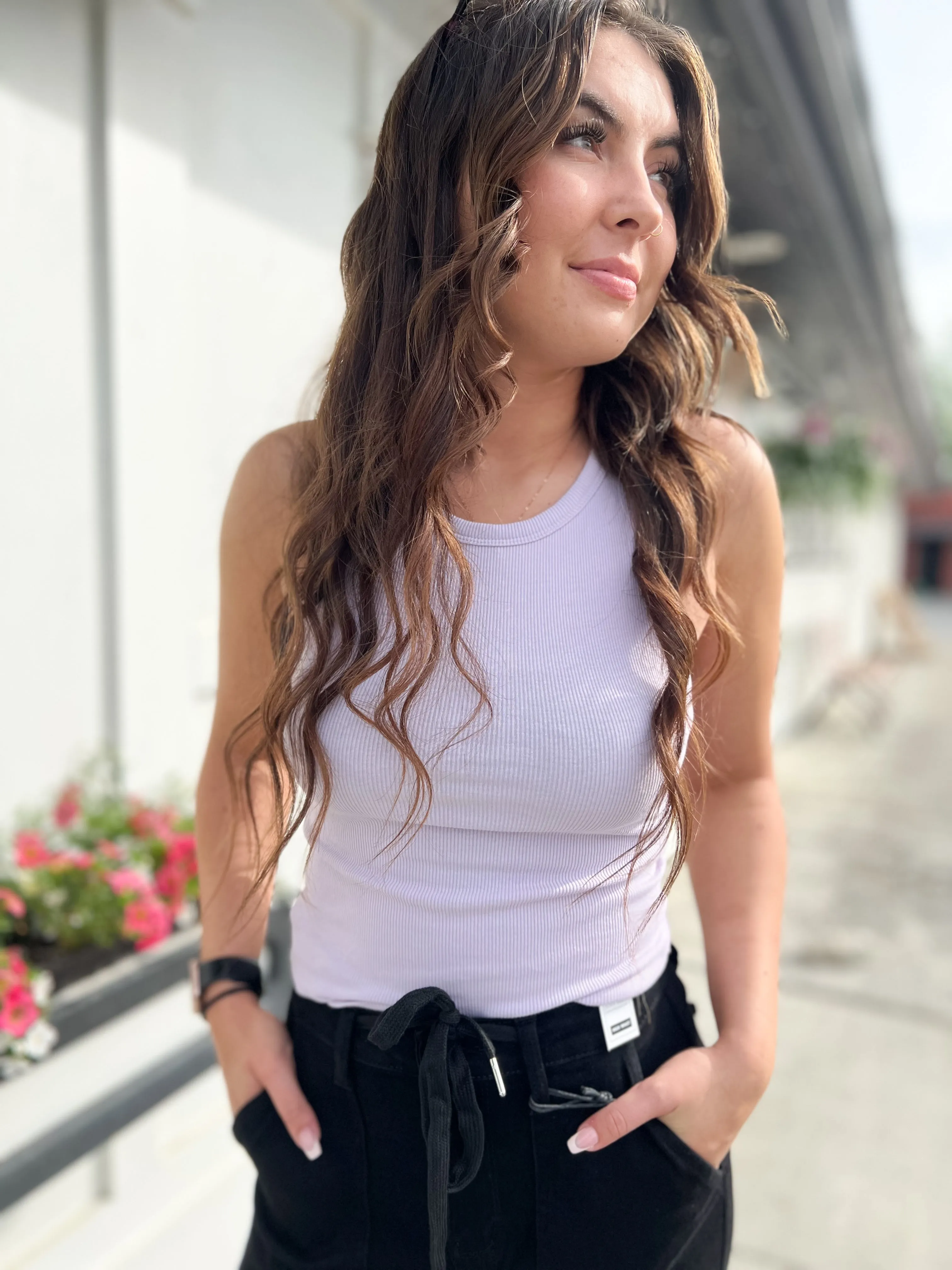 The Dannie Ribbed Tank- More Colors