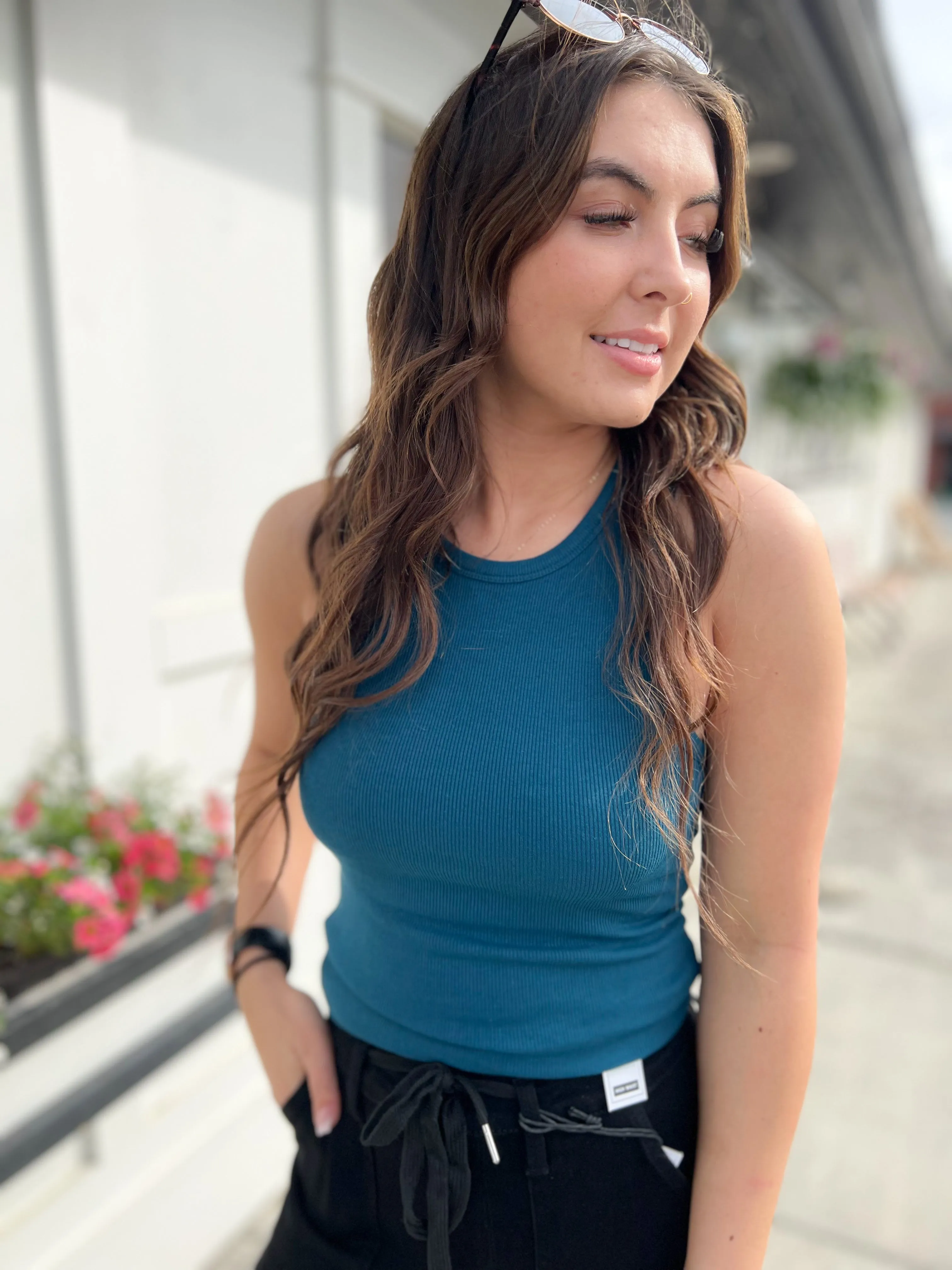 The Dannie Ribbed Tank- More Colors