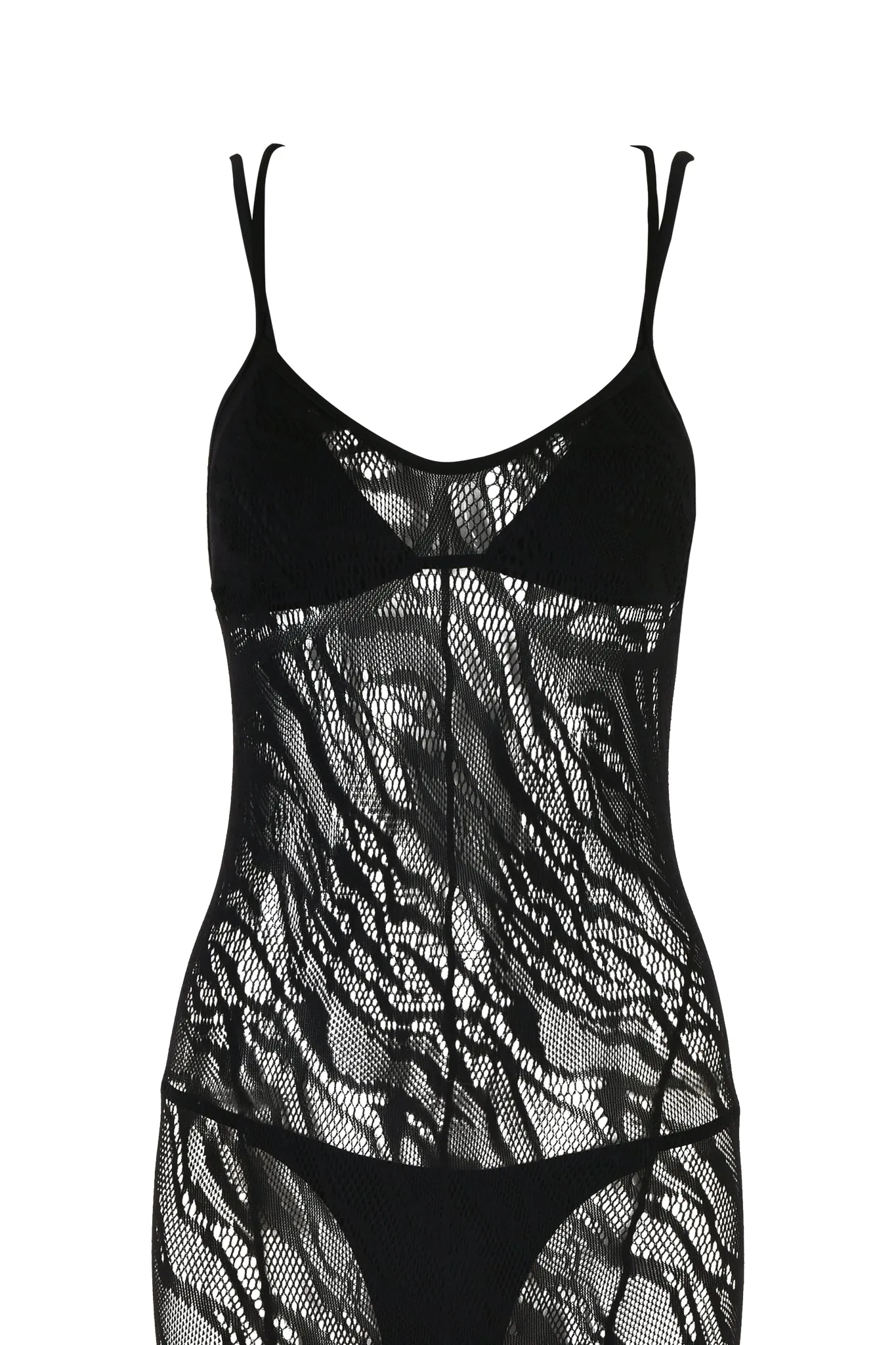 THREE-PIECE TARAJI CATSUIT - BLACK : ZEBRA