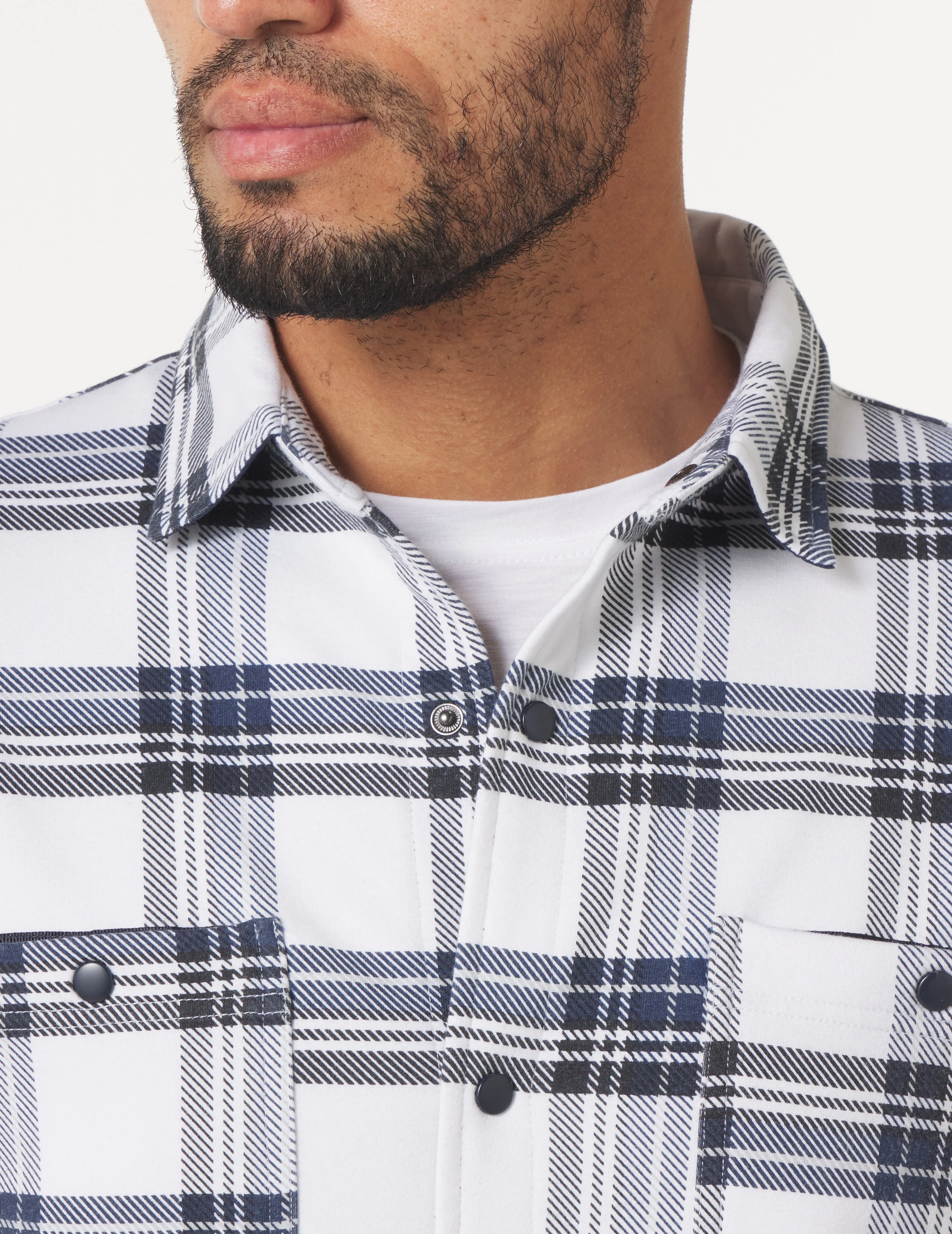 Trek Shirt: Navy Plaid