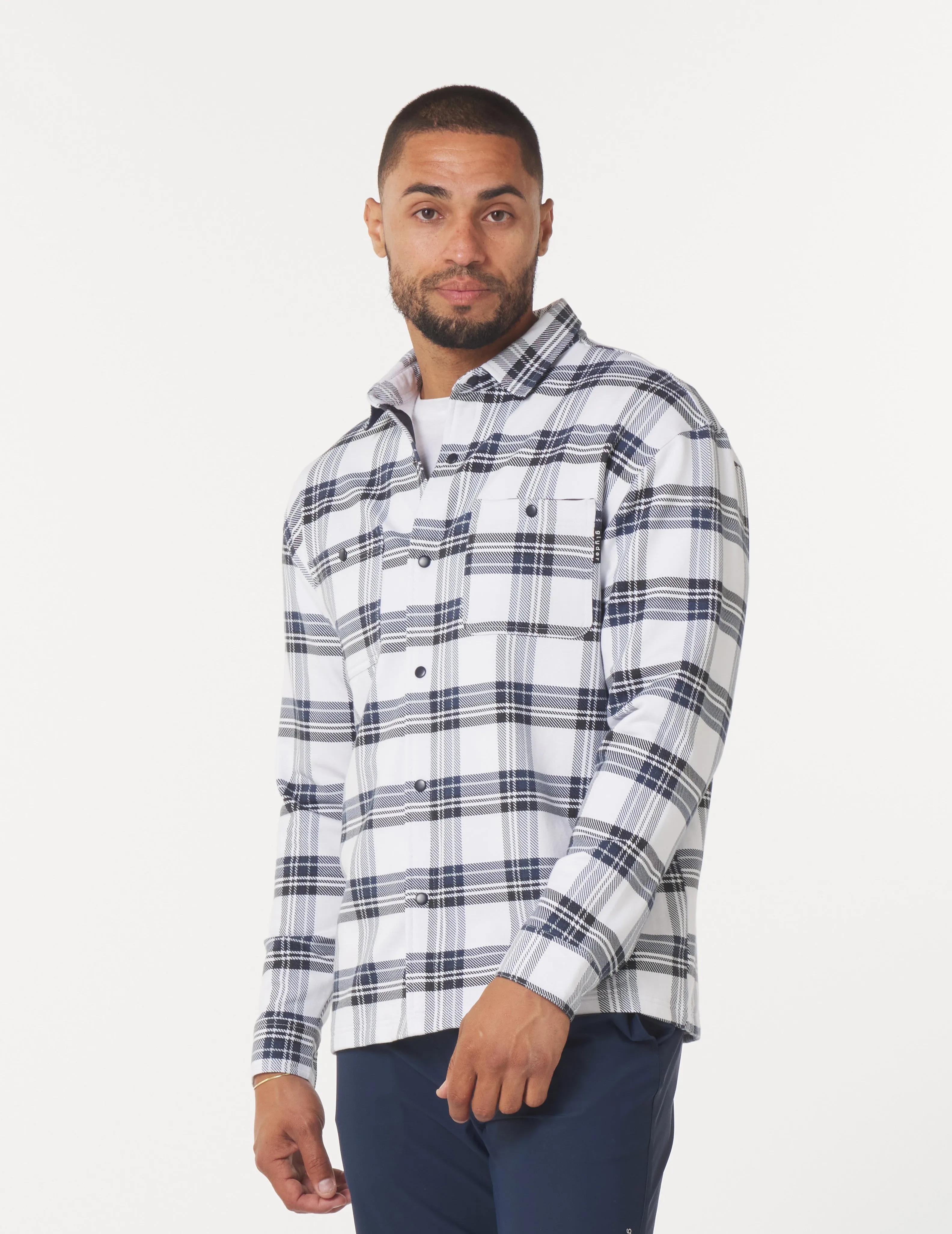 Trek Shirt: Navy Plaid