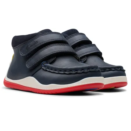 UK 6 Navy Noodle Play Boots