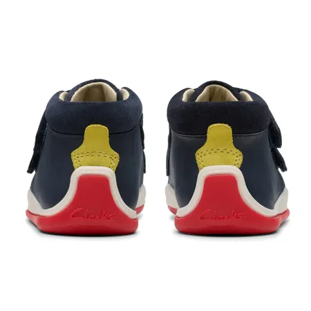 UK 6 Navy Noodle Play Boots