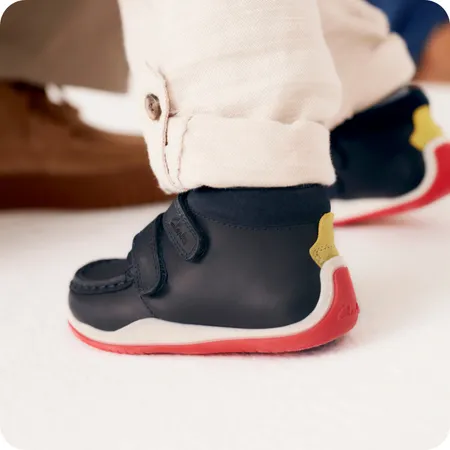 UK 6 Navy Noodle Play Boots