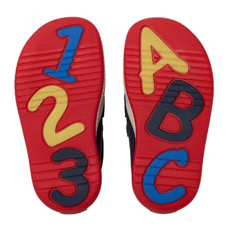 UK 6 Navy Noodle Play Boots