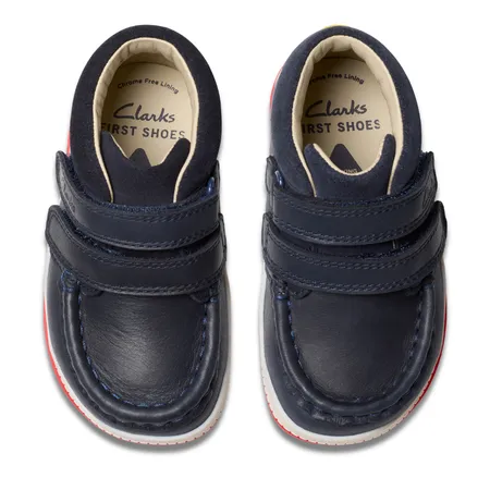 UK 6 Navy Noodle Play Boots