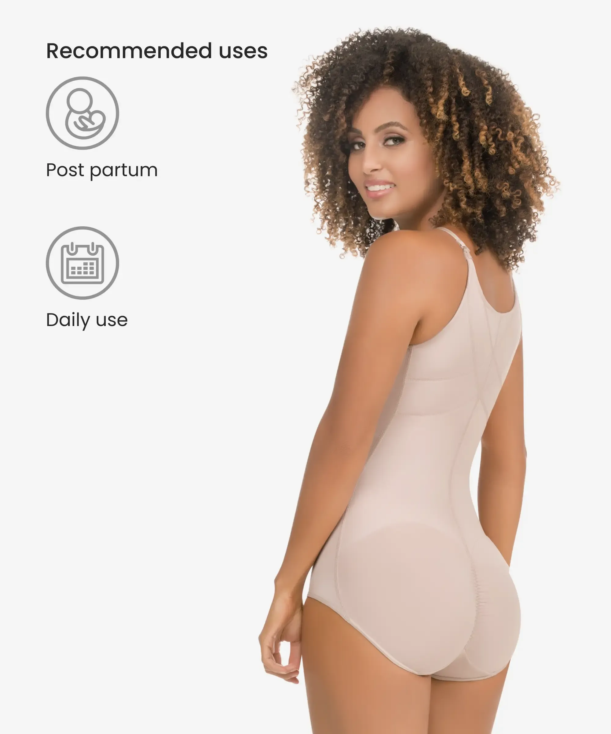 Ultra Flex firm abdomen control body shaper - Style 605 / 606